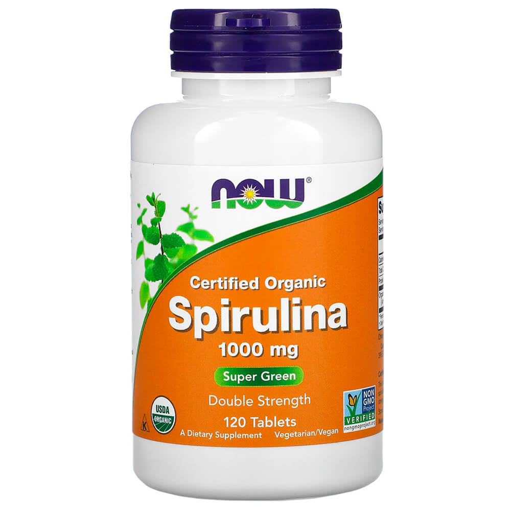 NOW Spirulina 1000 mg 120 tabs