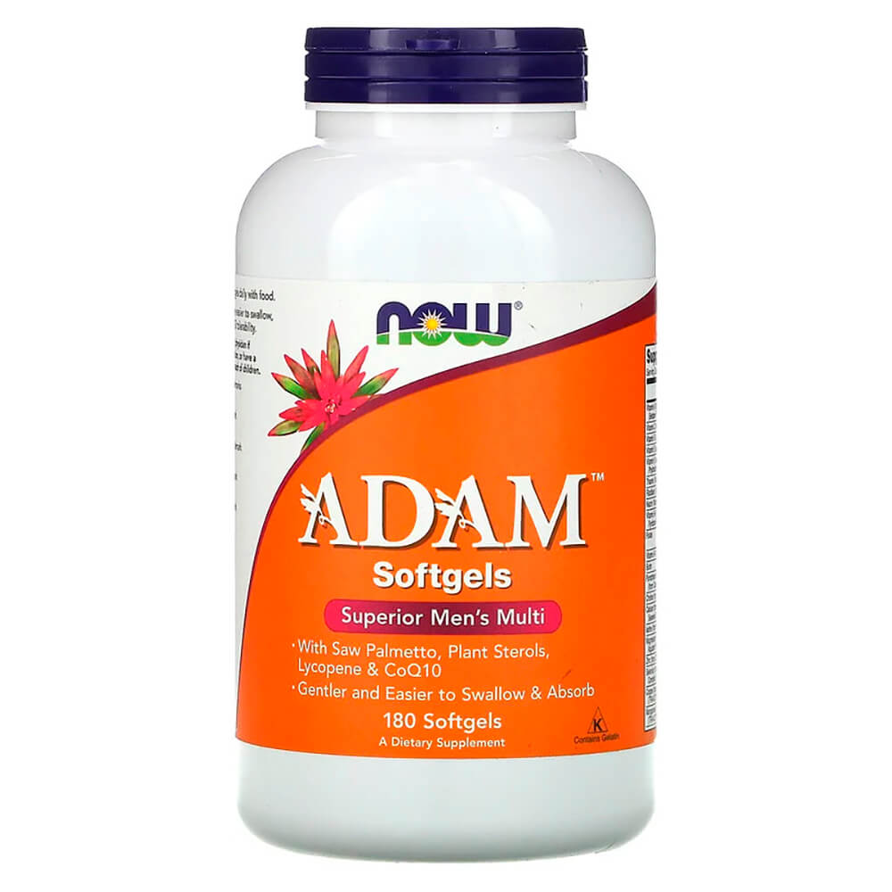 NOW Вітамінно-мінеральний комплекс для чоловіків Adam 180 softgels