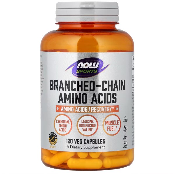 NOW Амінокислоти BCAA 650 mg 120 caps