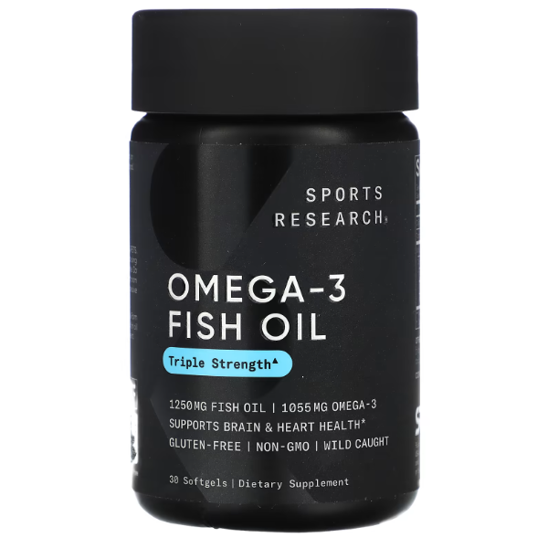 Sports Research Риб'ячий жир Omega - 3 fish oil 1040 mg 30 soft