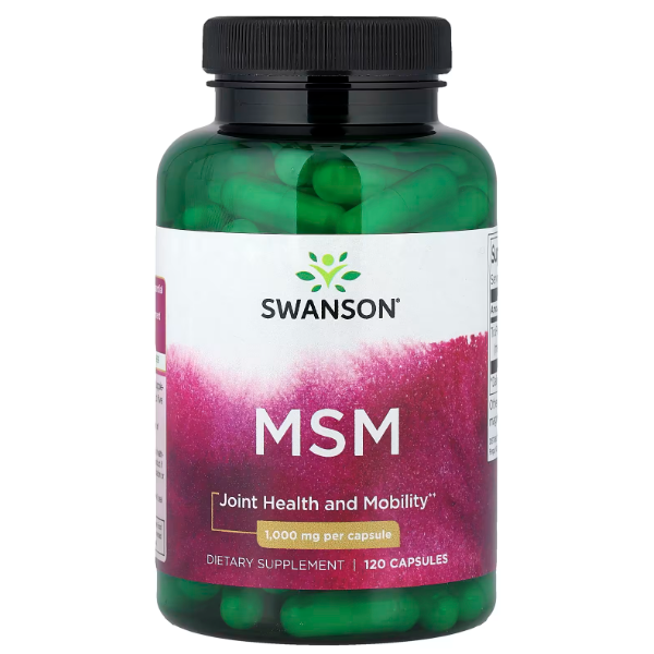 SWANSON Волосся, шкіра, суглоби MSM 1000 120 caps