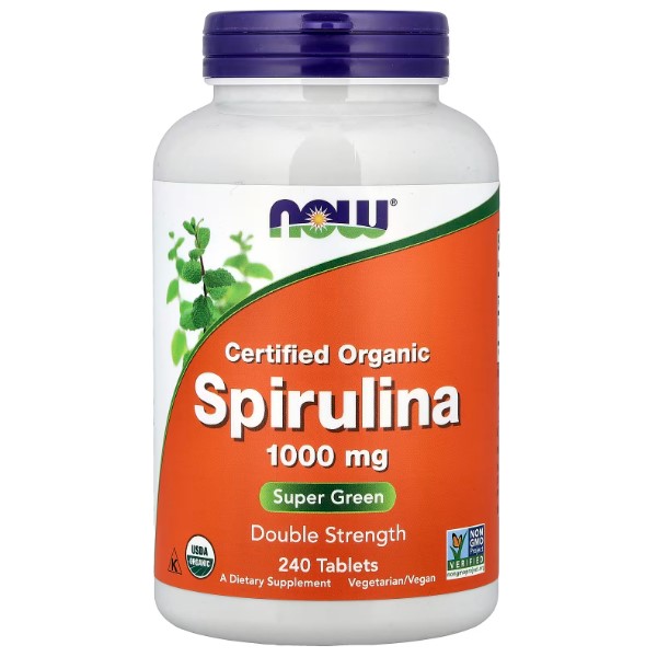 NOW Spirulina 1000 mg 240 tabs