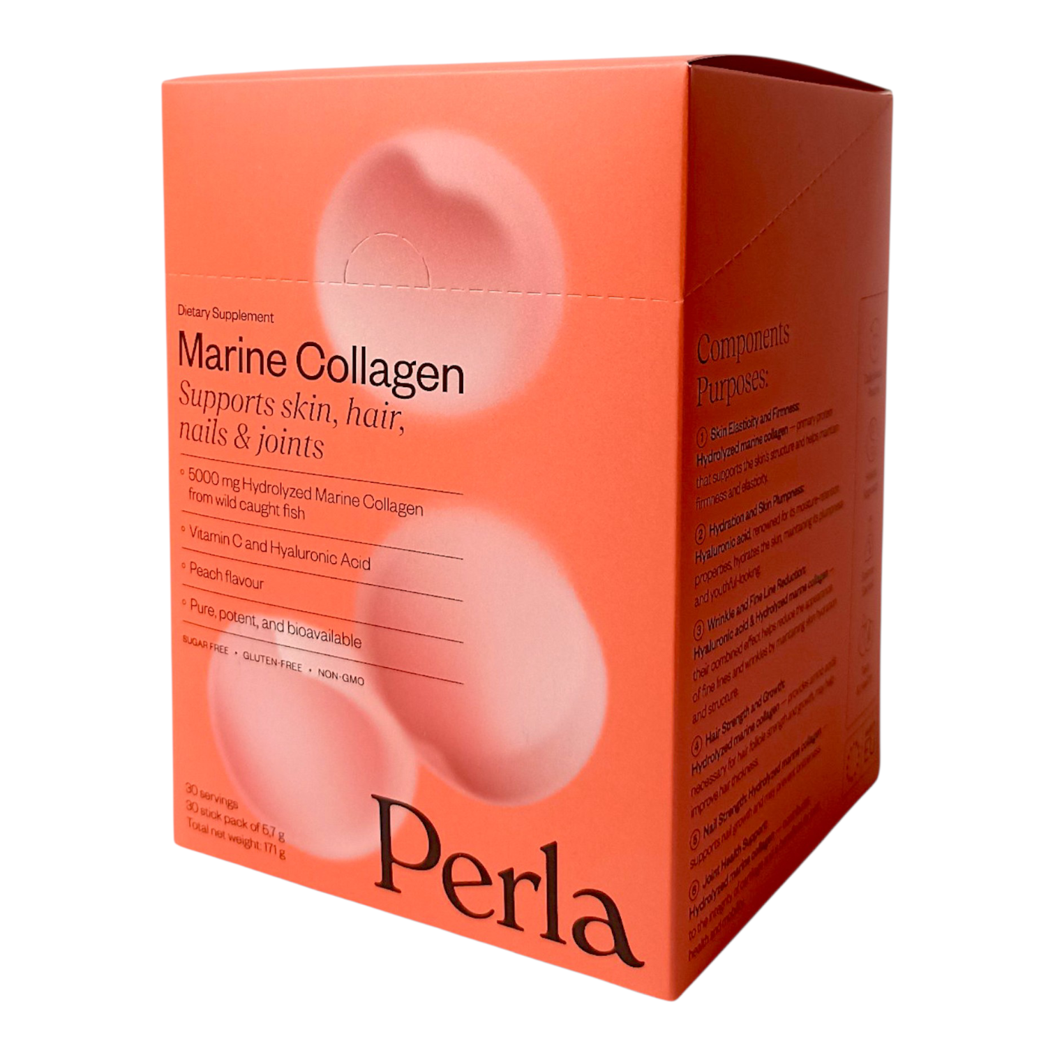 PerlaHelsa Колаген морський Collagen Peach 30 sticks