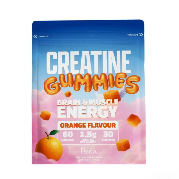 PerlaHelsa Креатин Creatine Gummies 1,5 g Orange 60 gummies