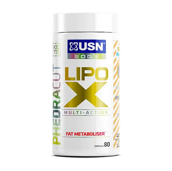 USN Допомога схудненню Phedracut LipoX 80 капс