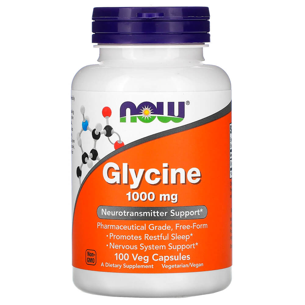 NOW Амінокислоти Glycine 1000 mg 100 caps