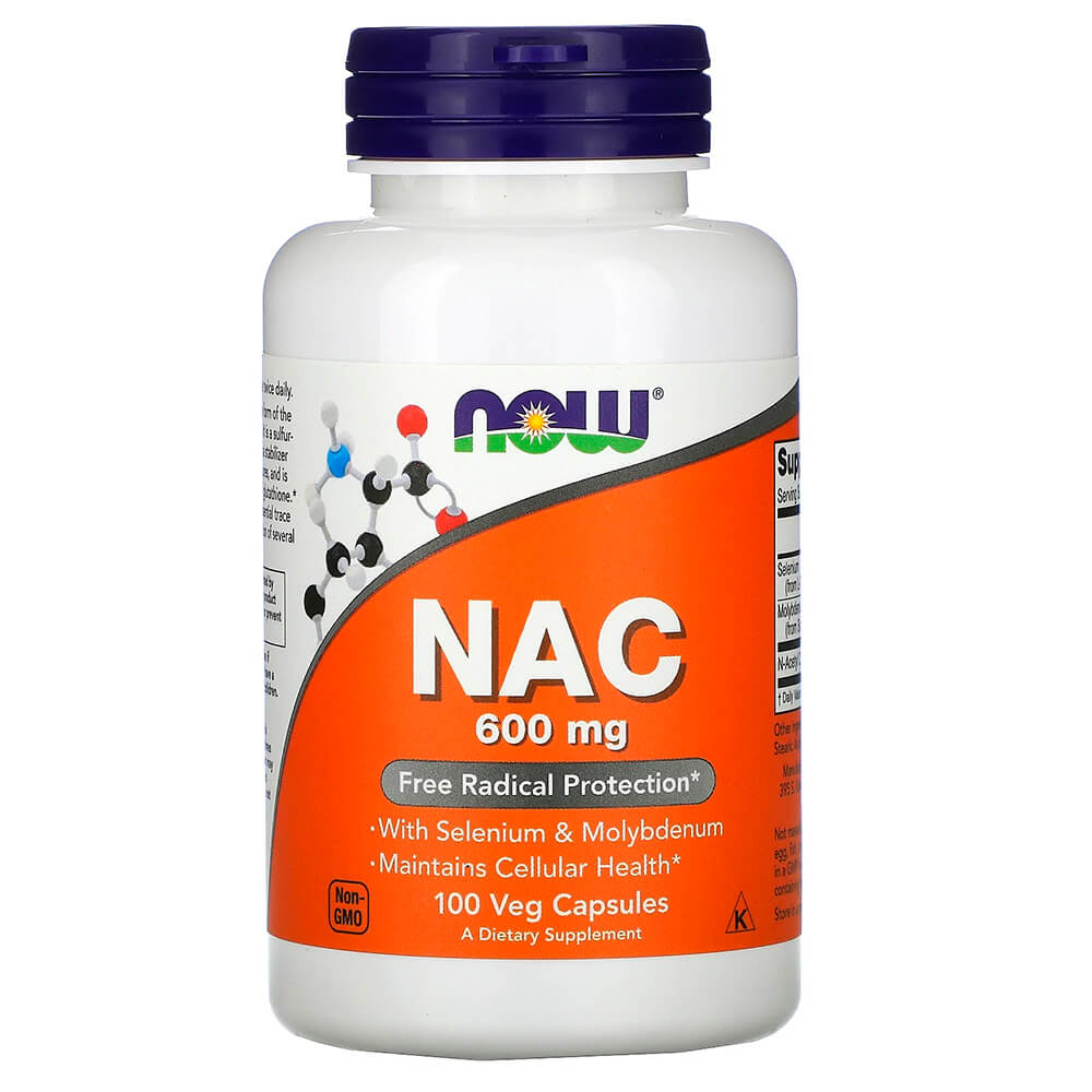 NOW Амінокислоти NAC 600 mg 100 vcaps