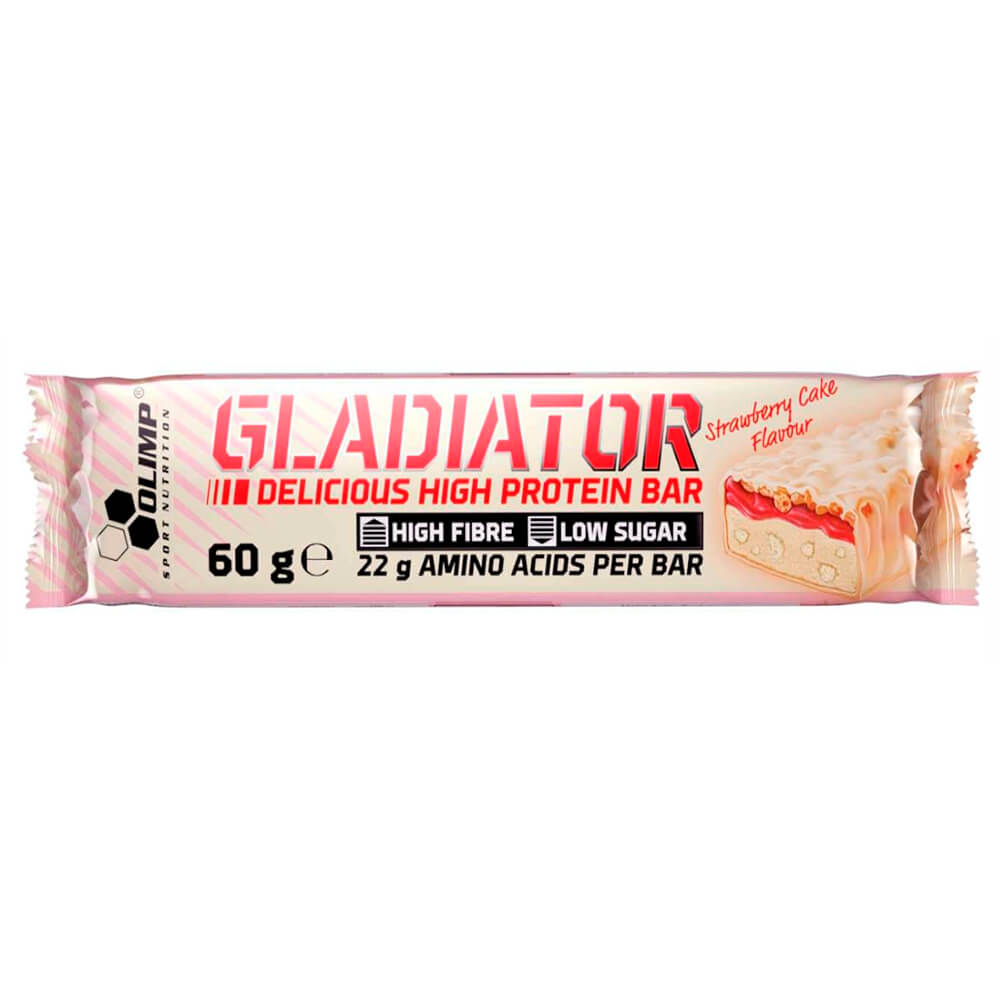 Olimp Батончик Gladiator, (Strawberries'n'Cream) 60 g