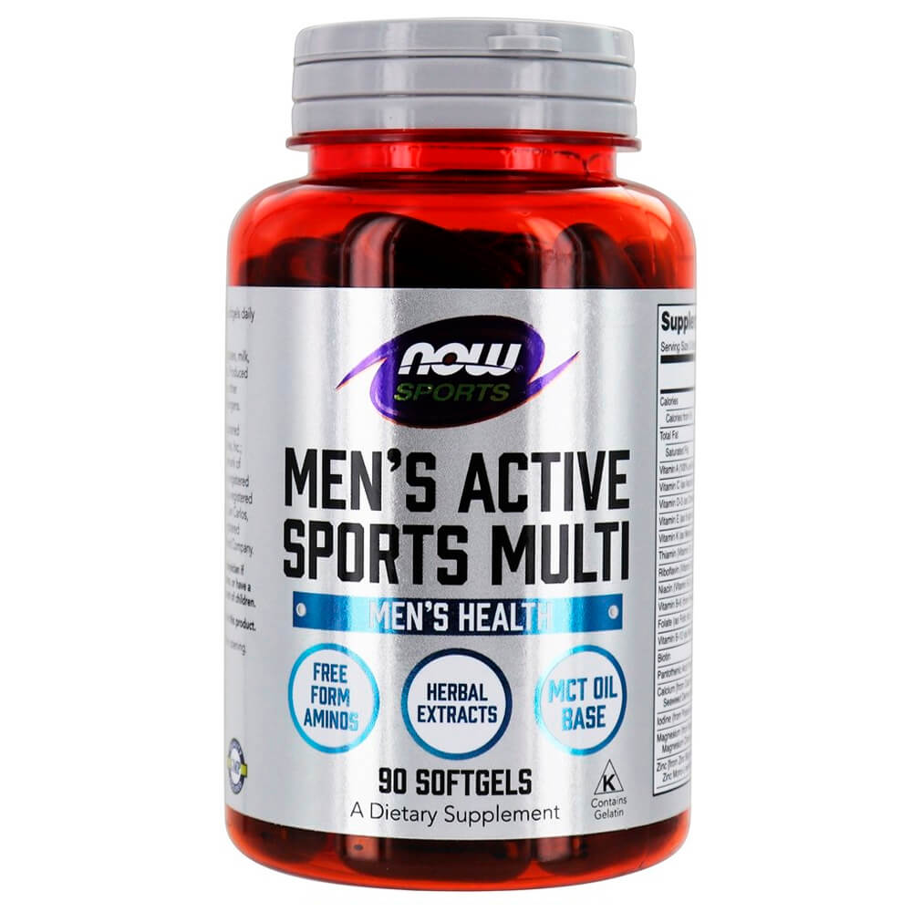 NOW Вітамінно-мінеральний комплекс для чоловіків Mens Extreme Sport Multi 90 softgels