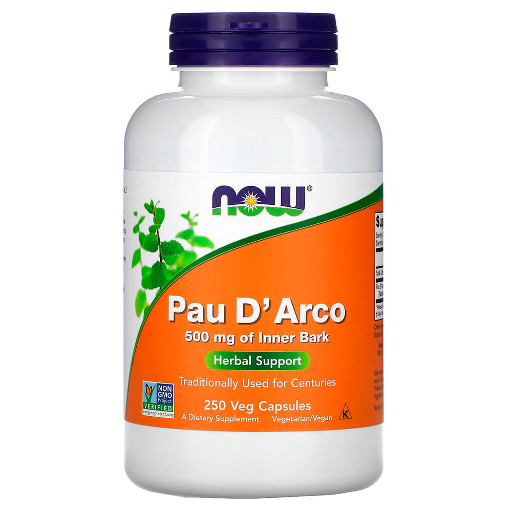 NOW Детокс Pau D'Arco 500 mg 250 vcaps