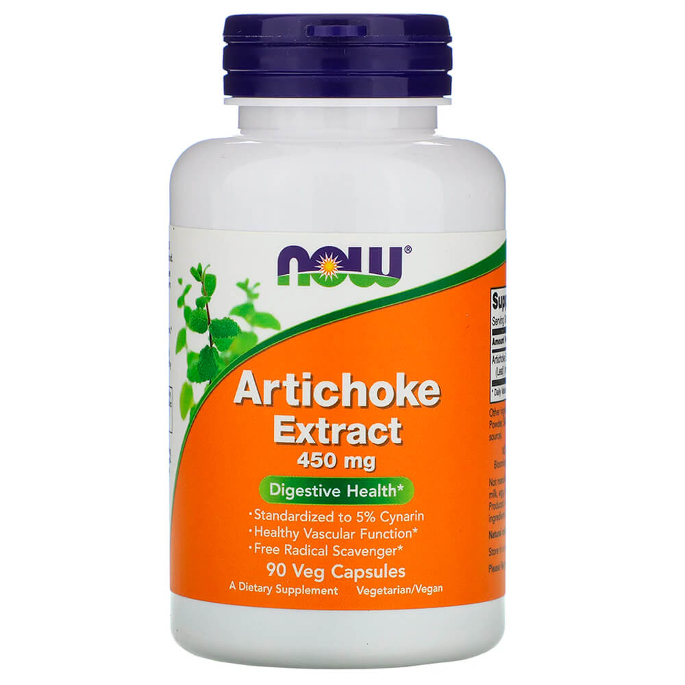 NOW Здоров'я жовчного Artichoke Extract 450 mg 90 c