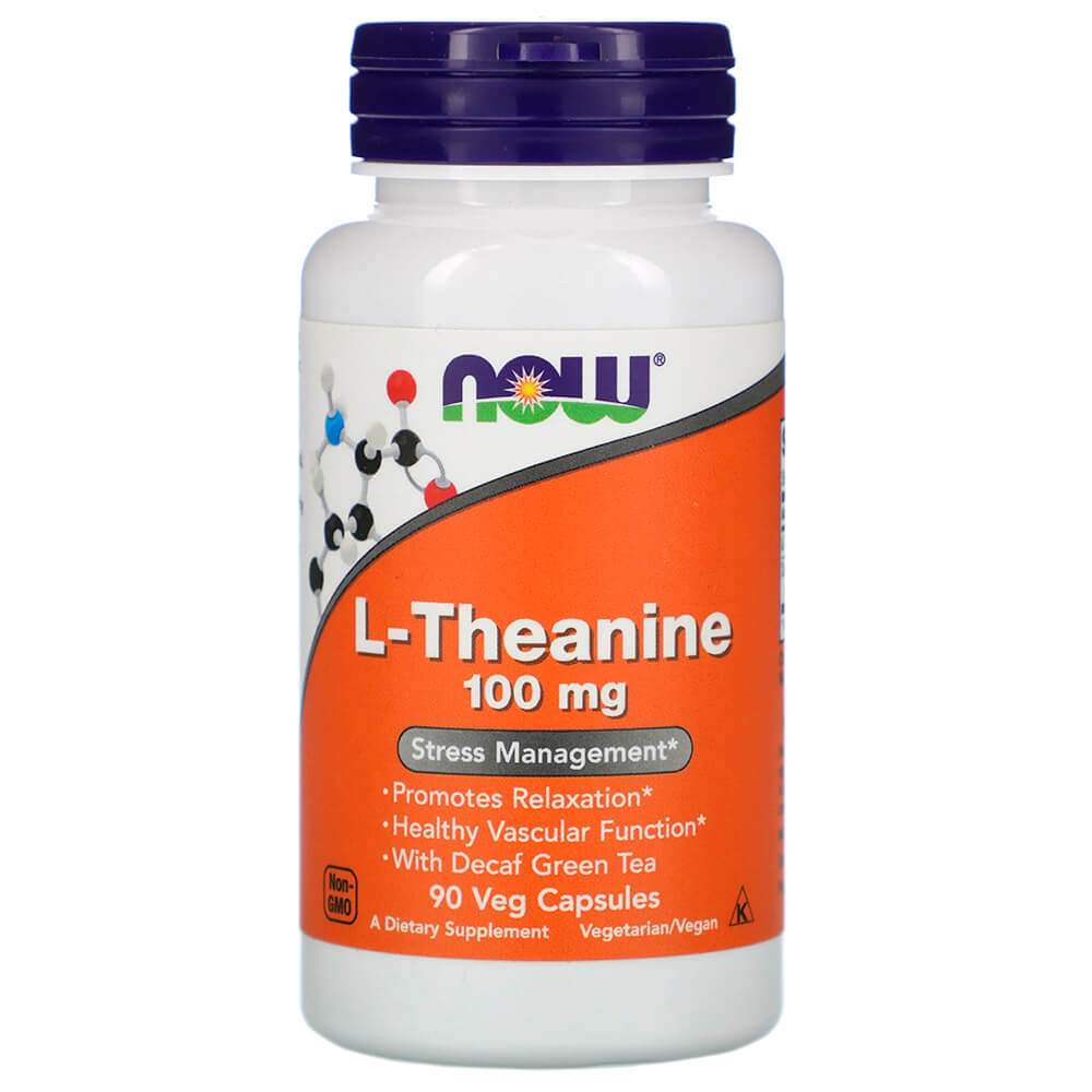 NOW Когнітивні функції L-Theanine 100 mg 60 c