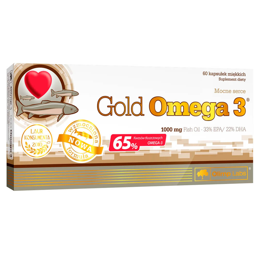 Olimp Омега 3 жири Gold Omega-3 65% blister box 60 caps