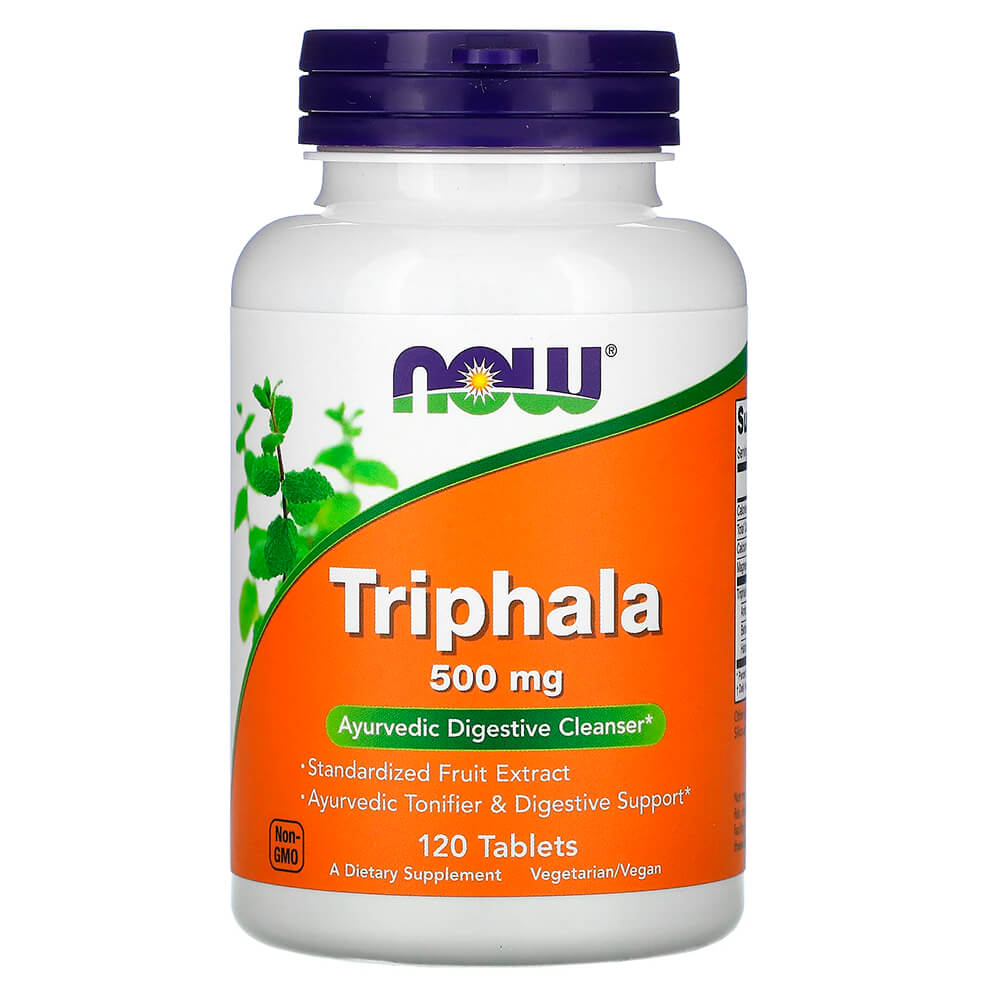 NOW Травлення, очищення організму Triphala 500 mg 120 tabs