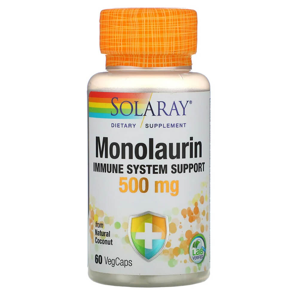 Протимікробний, протигрибковий Monolaurin 500 mg 60 vcaps