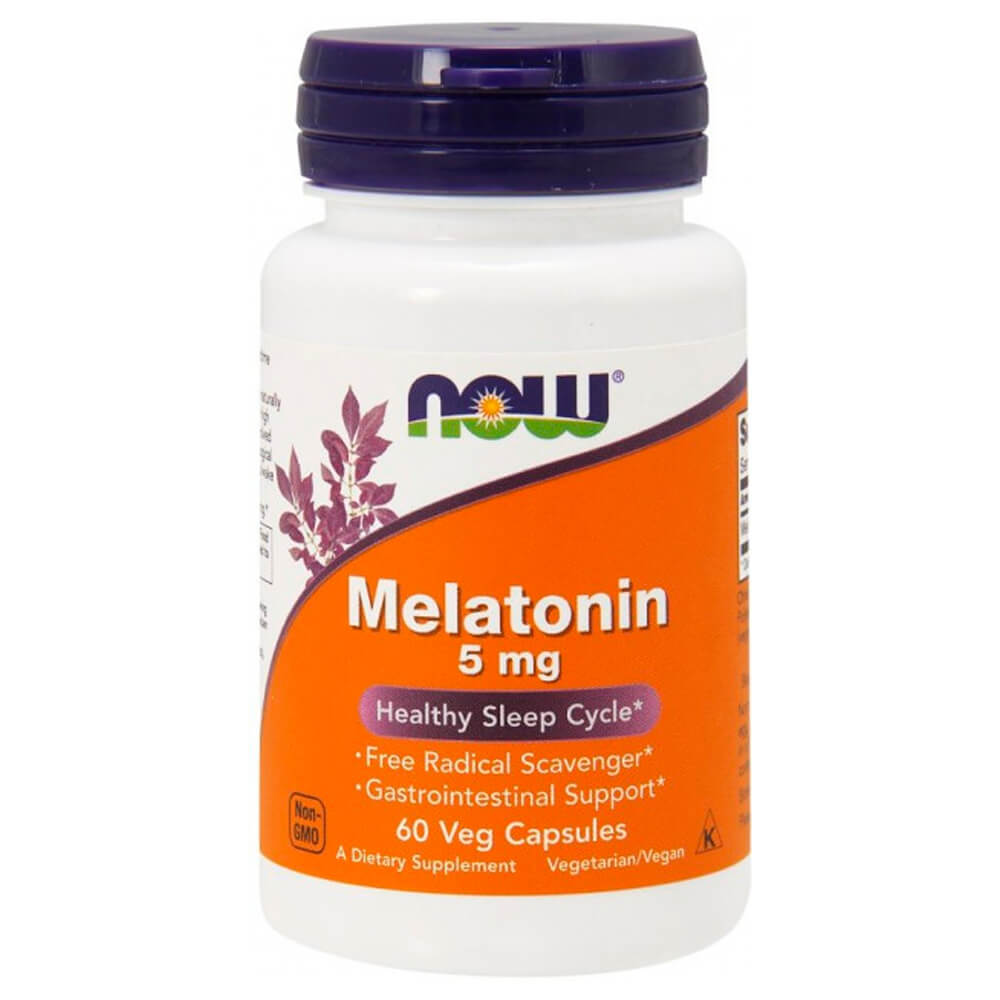 NOW Сон Melatonin 5 mg 60 Vcaps