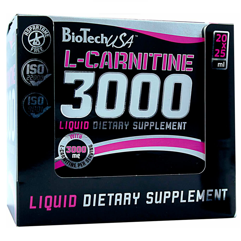 Карнітин, жироспалювач L-Carnitine 3000 1 ampule