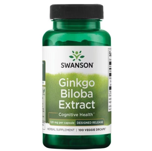 SWANSON Покращення кровообігу Ginkgo Biloba Extract 120 mg 100 c