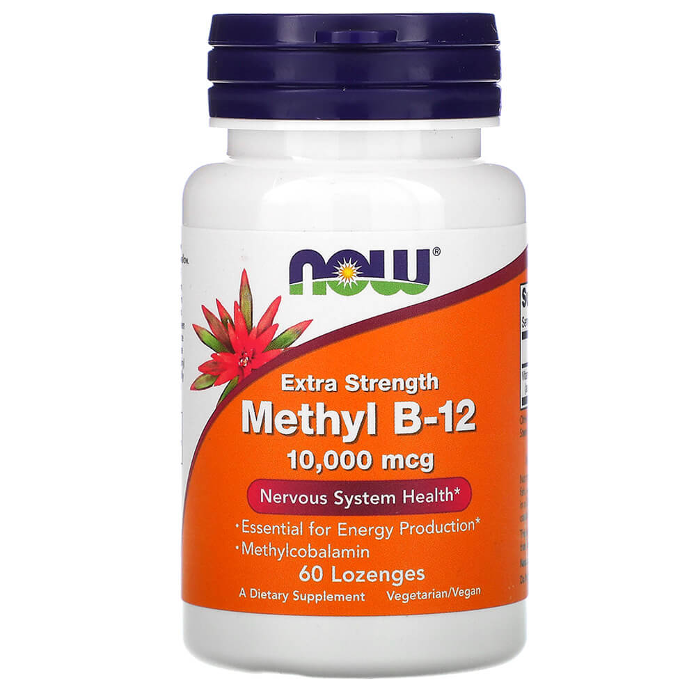 NOW Вітаміни Methyl B-12 1  mg 100 lozenges