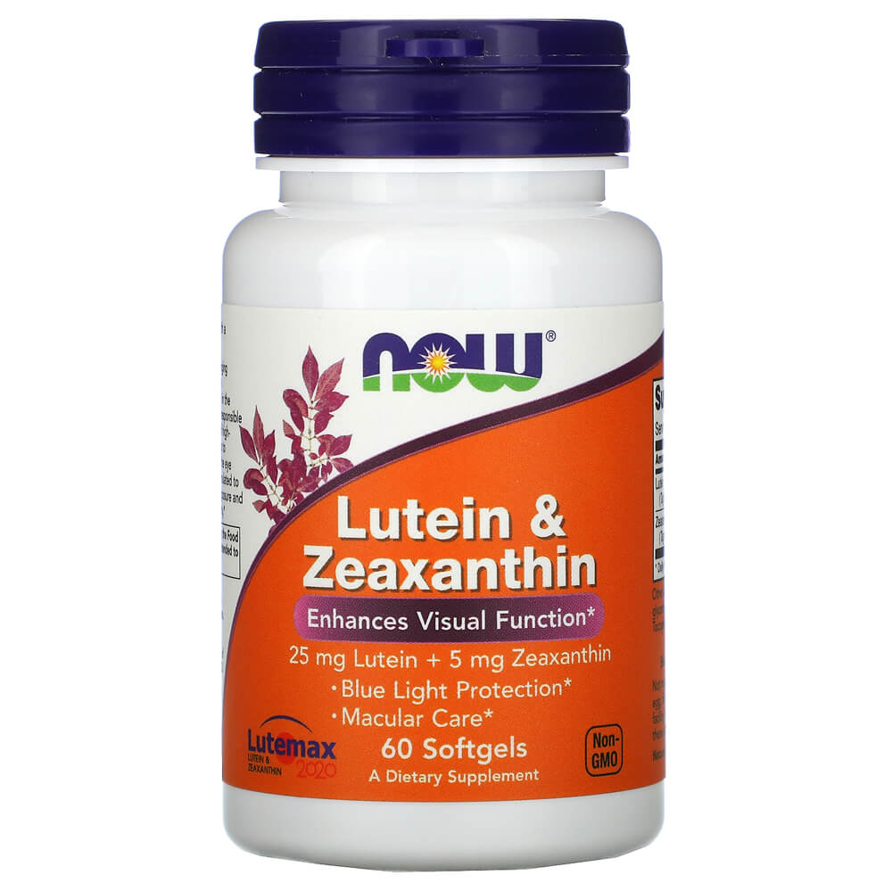 NOW Здоров'я зору Lutein & Zeaxanthin 60 soft