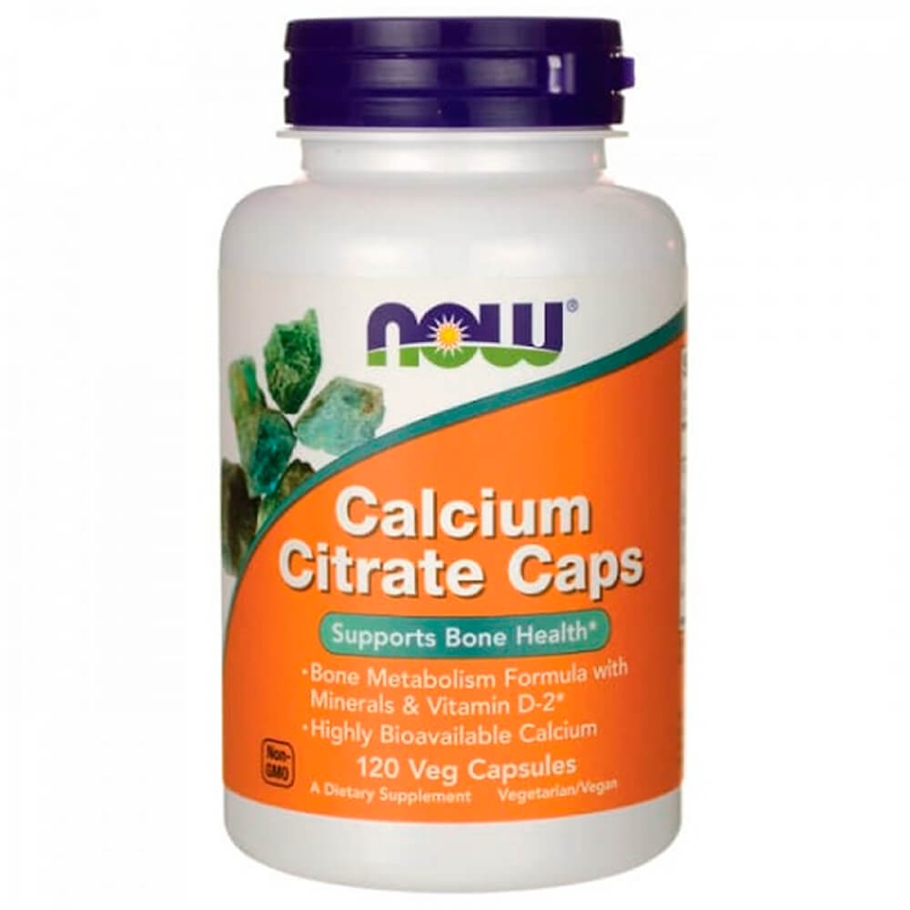 NOW Здоров'я кісток Calcium Citrate 120 caps