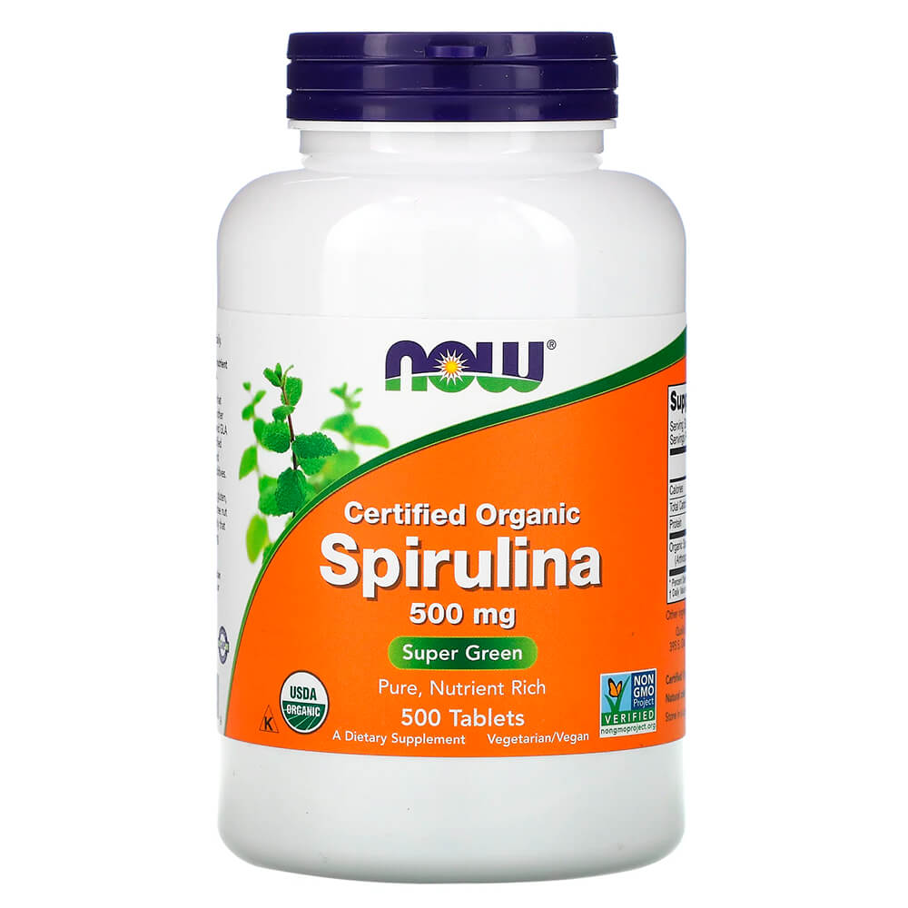 NOW Spirulina 500 mg 500 tabs