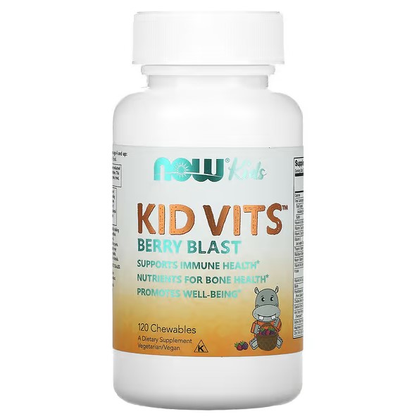 NOW Вітаміни і мінерали для дітей Kid Vits 120 chewables