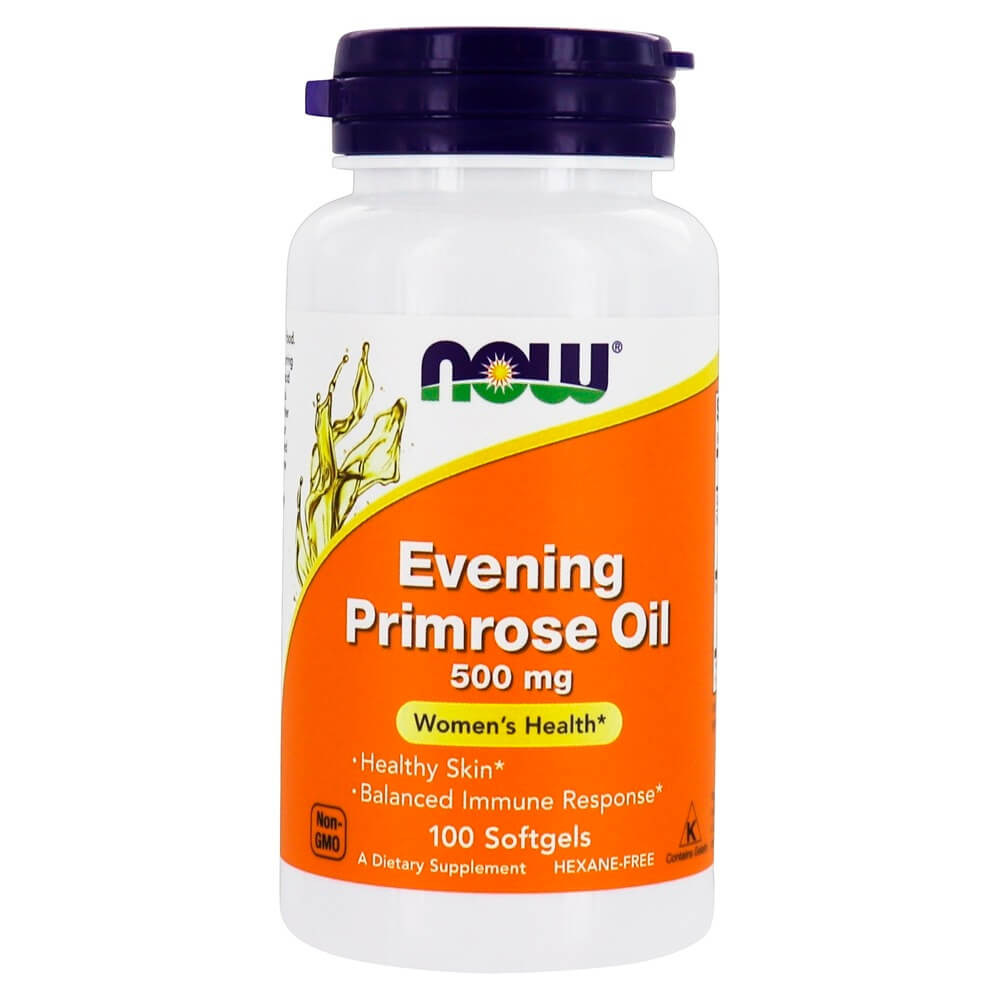 NOW Шкіра, жіноче здоров 'я Evening Primrose Oil 500 mg 100 softgels