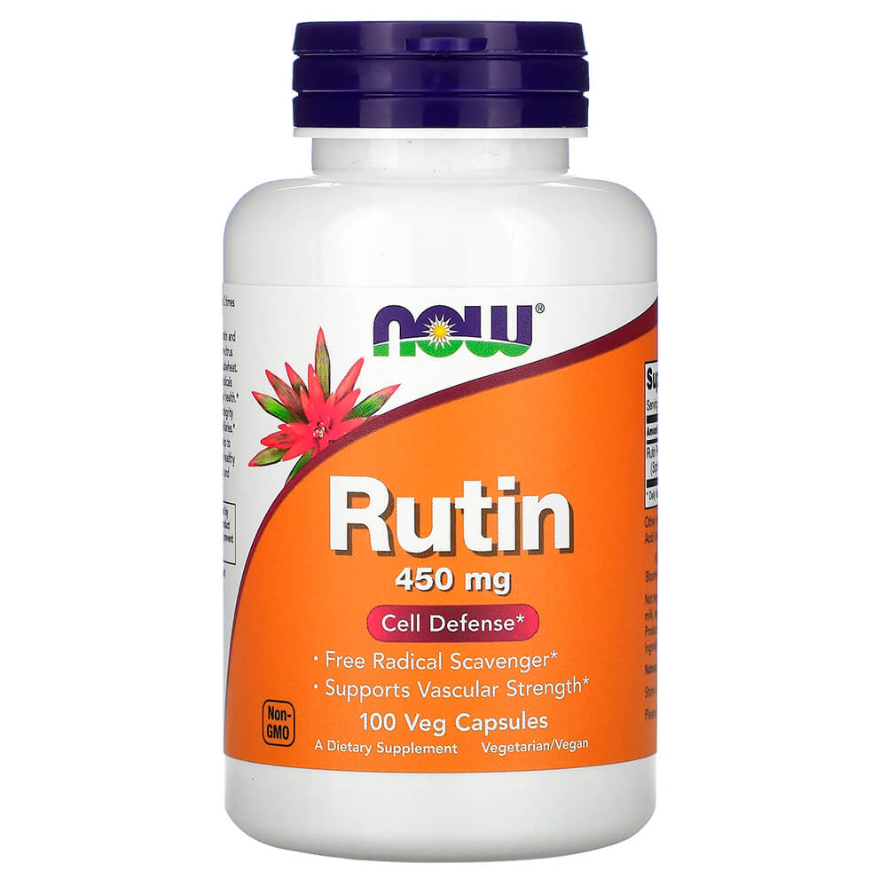 NOW Підтримка серцево-судинної системи Rutin 450 mg 100 caps