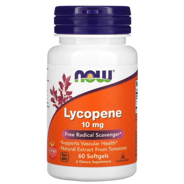 NOW Антиоксидант Lycopene 10 mg 60 soft