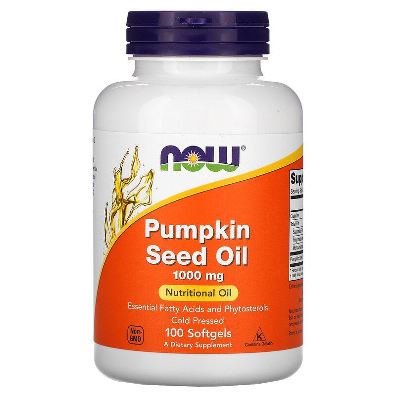 NOW Чоловіче здоров'я Pumpkin seed oil 1000 mg 100 s