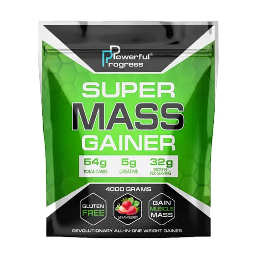 Powerful Progress Гейнер Super Mass Gainer 4  kg