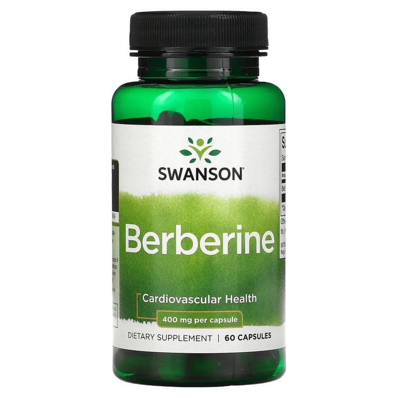 SWANSON Лікування інсулінорезистентності Berberine 400 mg 60 caps