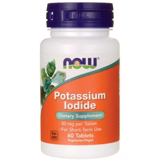 NOW Мінерали Potassium Iodide 30 mg 60 tab 