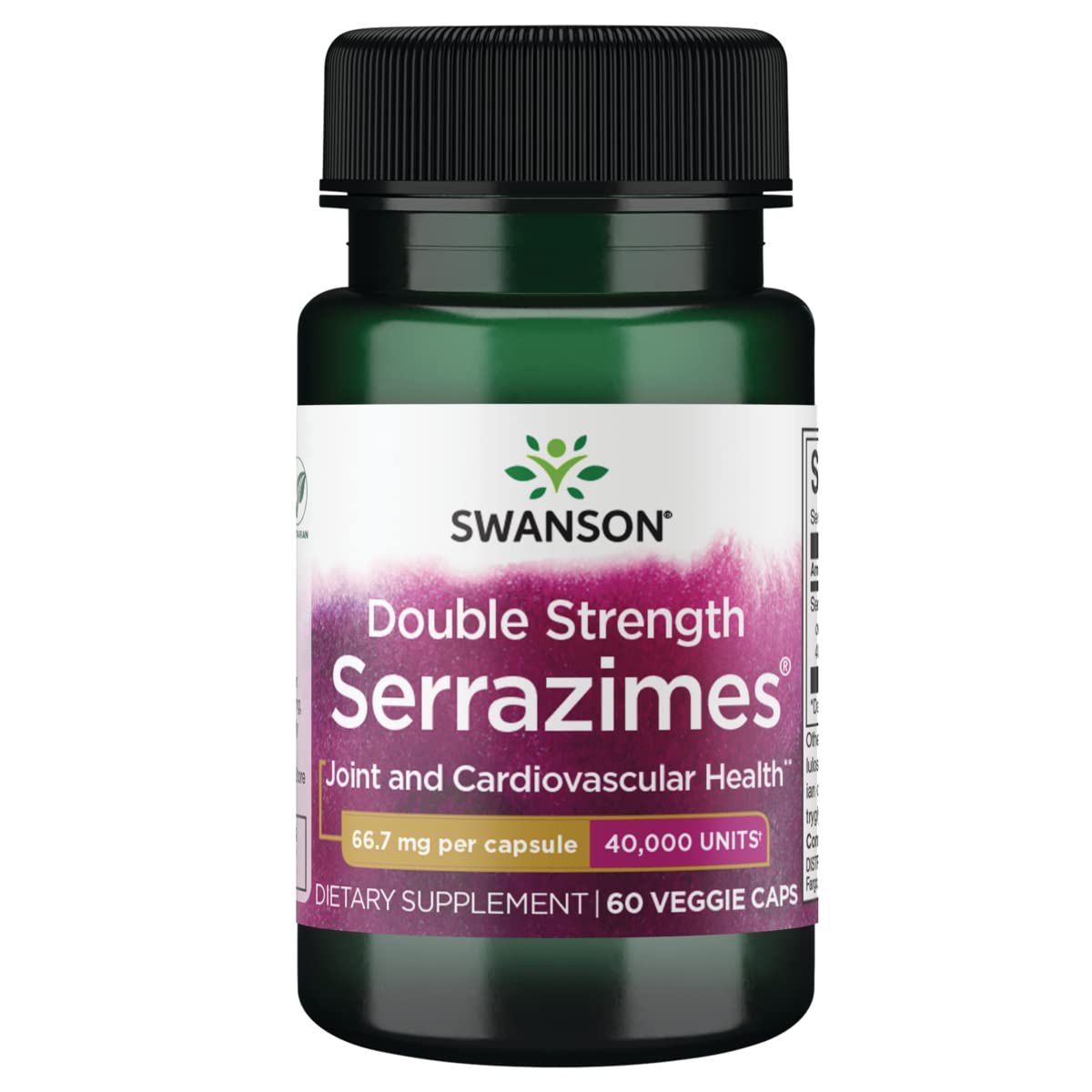 SWANSON Протеолітичний фермент Serrazimes 66.7 mg 60 caps