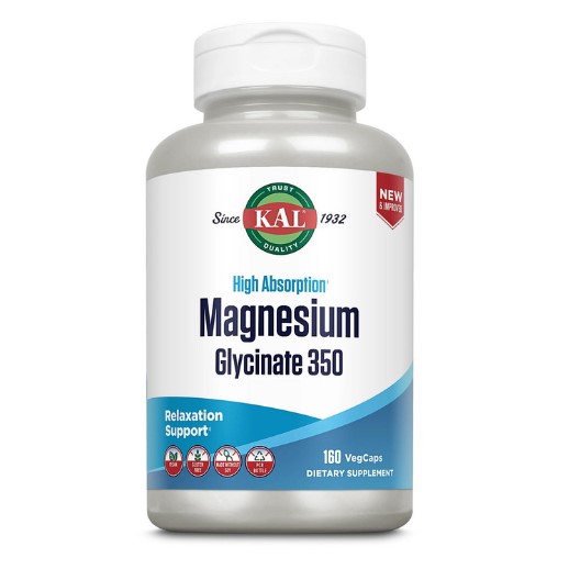 KAL Гліцинат магнію Magnesium Glycinate 160 caps