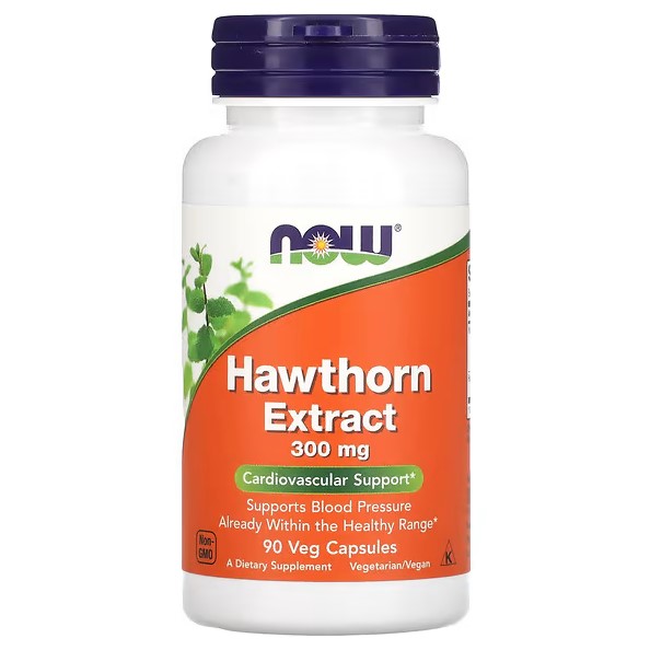 NOW Нормалізація ареріального тиску Hawthorn Extract 300 mg 90 caps