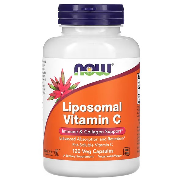 NOW Вітаміни, імунітет Liposomal Vitamin C 500 mg 120 caps