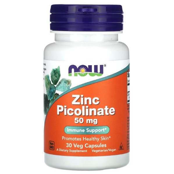 NOW Мінерали Zinc Picolinate 50 mg 30 caps