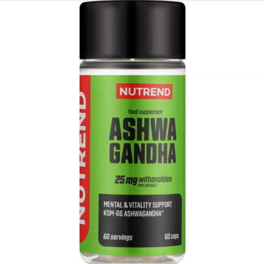 NUTREND Антистрес Ashwagandha Root Extract 500 mg, 25 mg withanolides 60 caps