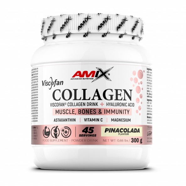 AMIX Колаген яловичий Collagen drink + Hyaluronic acid 300 g