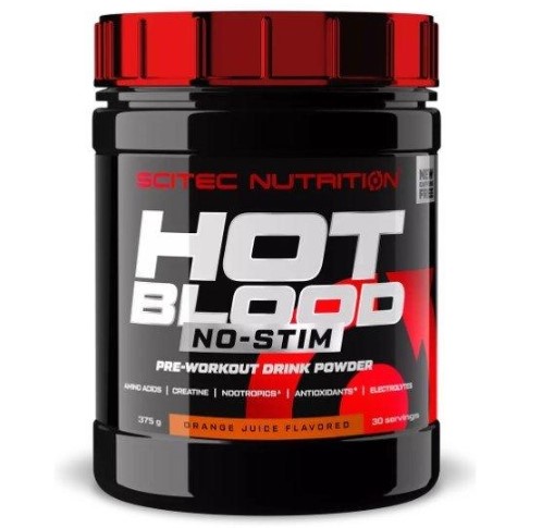 Scitec Передтренувальний комплекс Hot Blood No-Stim 375 g