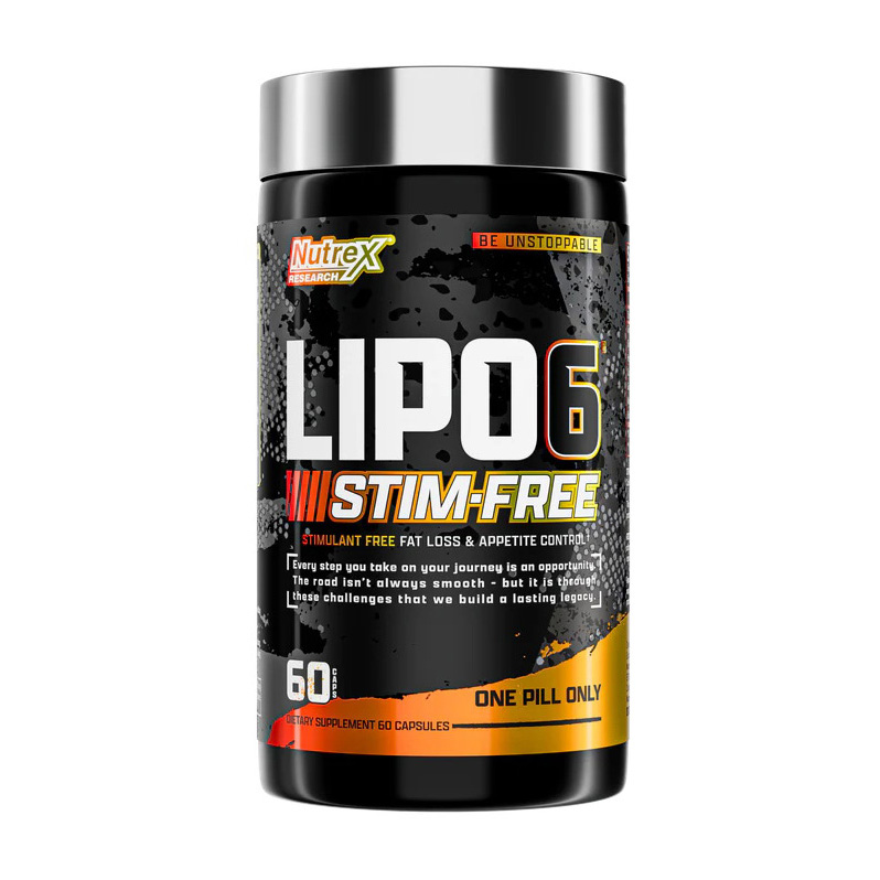 Nutrex Жироспалювач без кофеїну Lipo 6 Stim-free 60 caps