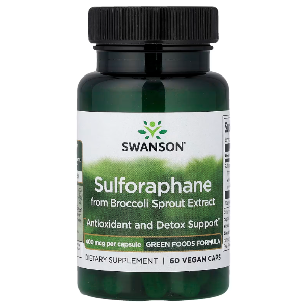 SWANSON Детокс Sulforaphane 400 mcg 60 caps
